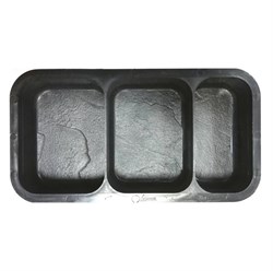 Форма Брук камень, 2шт*9*12*4см (6см) и 1шт*6*12см 1689 - фото 4627