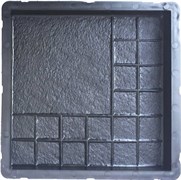 Пластиковая форма "Квадрат Генуя" 30*30*3 (4)см 1668