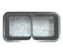 Форма Брук камень, 2шт*12*12*4см (6см) 1688
