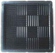 Пластиковая форма квадрат Паркет, 30*30*3 (4)см 1705