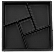 Пластиковая форма квадрат Секада раздельная, 30*30*4см 1712