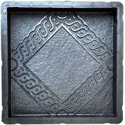 Пластиковая форма квадрат Викинг, 30*30*3 (4)см 1786