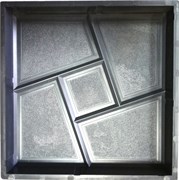 Пластиковая форма квадрат Секада малая, 30*30*4 см 1706
